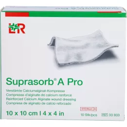 SUPRASORB A Pro Kalciumalginat Compr.10x10 cm, 10 st