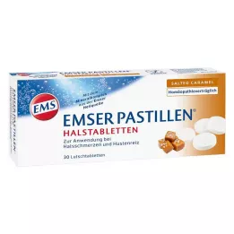 EMSER Pastiller Halstabletter saltad karamell, 30 st