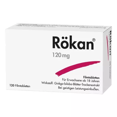 Rökan 120 mg filmdragerade tabletter, 120 st Rökan 120 mg filmdragerade tabletter, 120 st