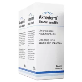 AKNEDERM Tinktur känslig, 2X50 ml