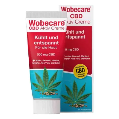 WOBECARE CBD Aktiv kräm, 100 ml WOBECARE CBD Aktiv kräm, 100 ml