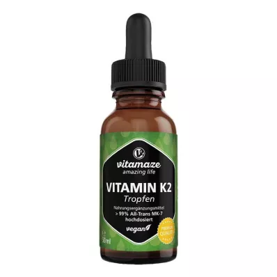 VITAMIN K2 MK7 högdoserade veganska droppar, 50 ml