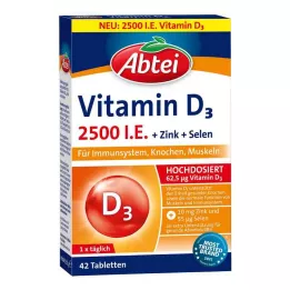 ABTEI Vitamin D3 2500 I.U. tabletter, 42 st