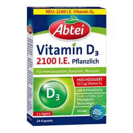 ABTEI Vitamin D3 2100 I.U. vegetariska kapslar, 24 st
