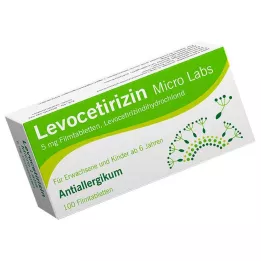 LEVOCETIRIZIN Micro Labs 5 mg filmdragerade tabletter, 100 st