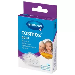 cosmos® aqua plåster 3 storlekar, 20 st