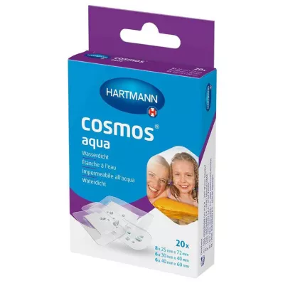 cosmos® aqua plåster 3 storlekar, 20 st cosmos® aqua plåster 3 storlekar, 20 st