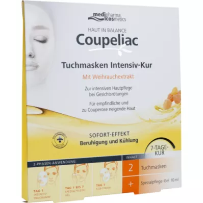 HAUT IN BALANCE Coupeliac Cloth Masks Intensive Treatment, 1 st