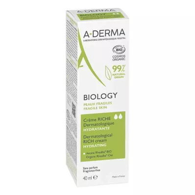 A-Derma Biology fuktgivande kräm rik (40 ml) A-Derma Biology fuktgivande kräm rik (40 ml)