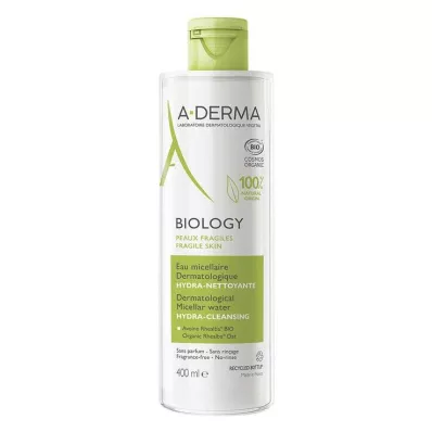 A-DERMA Biology Micellar ansiktsvatten, 400 ml