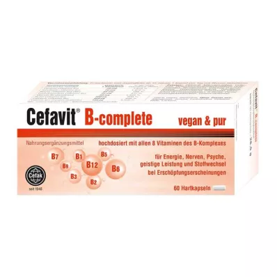 CEFAVIT B-kompletta hårda kapslar, 60 st CEFAVIT B-kompletta hårda kapslar, 60 st