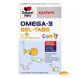 DOPPELHERZ Omega-3 gel tabs familjesystem, 120 st