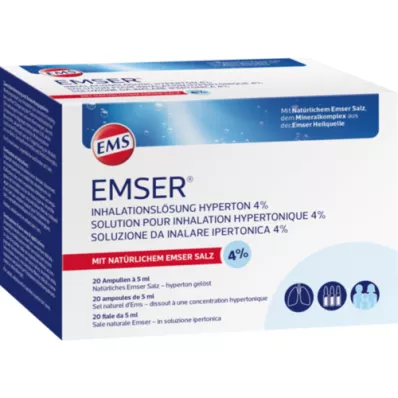 EMSER Inhalationslösning hyperton 4%, 20X5 ml