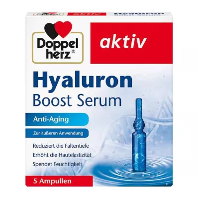 DOPPELHERZ Hyaluron Boost Serum Ampuller, 5 st