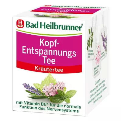 BAD HEILBRUNNER Head Relaxation Tea Filterpåse, 8 st