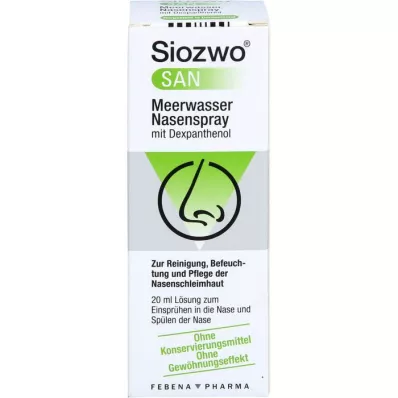 SIOZWO SAN Nässpray med havsvatten och dexpanthenol, 20 ml