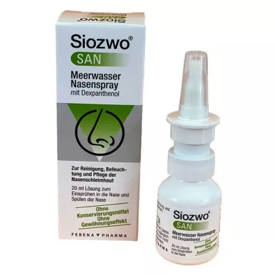 Siozwo San havsvattennässpray med dexpanthenol, 20 ml Siozwo San havsvattennässpray med dexpanthenol, 20 ml