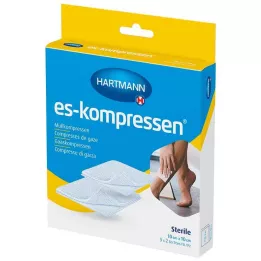 ES-KOMPRESSEN steril 10x10 cm 8ply 17thread, 5X2 st