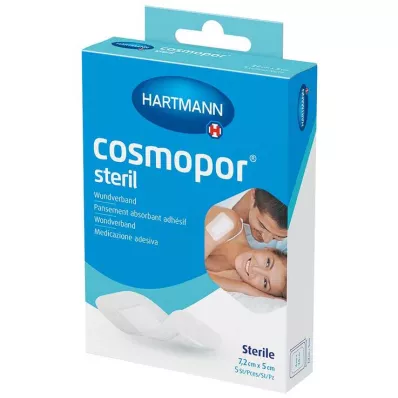 COSMOPOR sterilt sårförband 5x7,2 cm OTC, 5 st