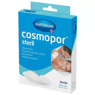 cosmopor® sterilt sårförband 10 cm x 8 cm, 5 st