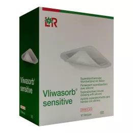 VLIWASORB känsligt 20x20 cm superabsorberande sårförband, 10 st