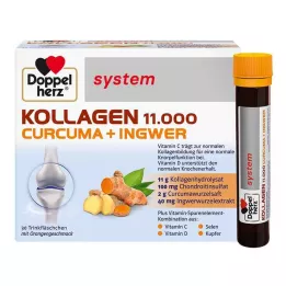 DOPPELHERZ Kollagen 11 000 Curcuma+Ingw.system TRA, 30X25 ml