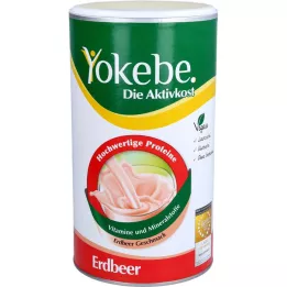 YOKEBE Laktosfritt NF2-pulver med jordgubbar, 500 g