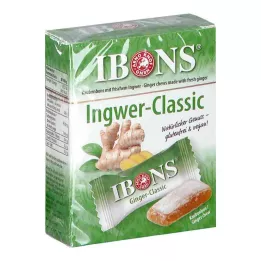 IBONS Ginger Classic Box tuggummi, 60 g