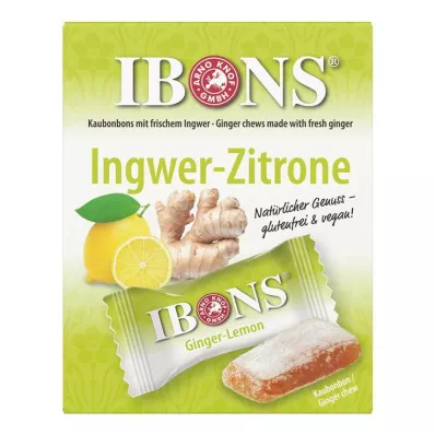 IBONS Tuggummi med ingefära och citron, 60 g IBONS Tuggummi med ingefära och citron, 60 g