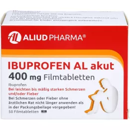 IBUPROFEN AL akut 400 mg filmdragerade tabletter, 50 st