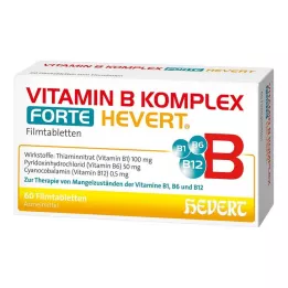 VITAMIN B KOMPLEX forte Hevert tabletter, 60 st