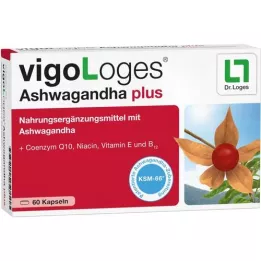 VIGOLOGES Ashwagandha plus kapslar, 60 st