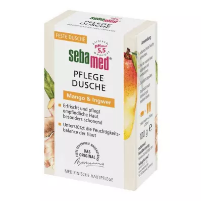 SEBAMED Vårdande dusch med mango &amp; Ingefära i fast form, 100 g