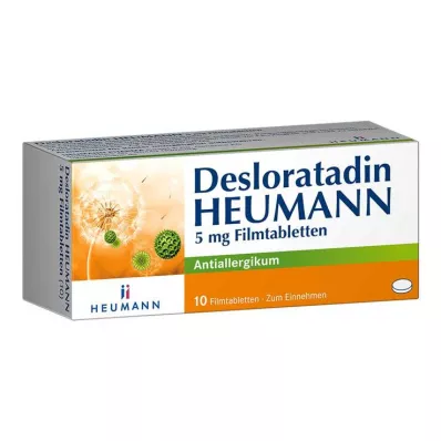 Desloratadine HEUMANN 5 mg filmdragerade tabletter, 10 st