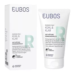 EUBOS KÜHL &amp; KLAR Rengöringsmjölk mot rodnad, 150 ml