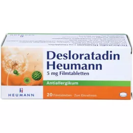 DESLORATADIN Heumann 5 mg filmdragerade tabletter, 20 st