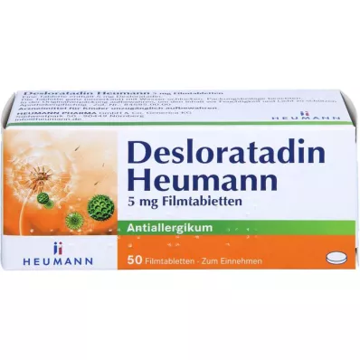 DESLORATADIN Heumann 5 mg filmdragerade tabletter, 50 st