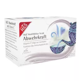 H&amp;S Defence Power med C-vitamin filterpåse, 20X1,8 g