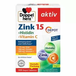 DOPPELHERZ Zink+Histidin Depot Tabletter aktiva, 100 st