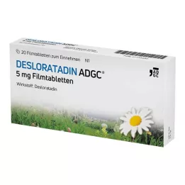 DESLORATADIN ADGC 5 mg filmdragerade tabletter, 20 st