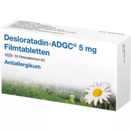 DESLORATADIN ADGC 5 mg filmdragerade tabletter, 50 st
