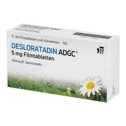 Desloratadin-ADGC 5 mg filmdragerade tabletter, 50 st