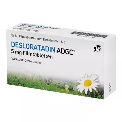 Desloratadin-ADGC 5 mg filmdragerade tabletter, 50 st