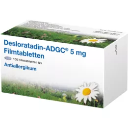 DESLORATADIN-ADGC 5 mg filmdragerade tabletter, 100 st