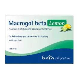 MACROGOL beta Lemon Plv.z.Her.e.e.Ls.zum Einnehmen, 10 st