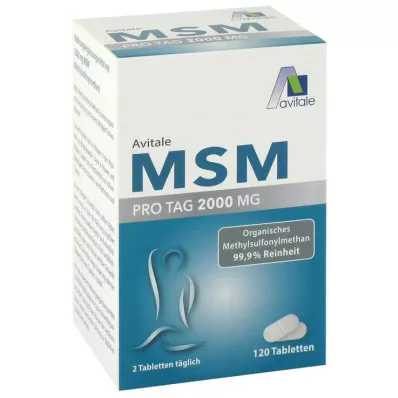 MSM 2000 mg tabletter, 120 st MSM 2000 mg tabletter, 120 st