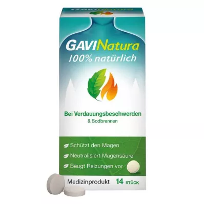 GAVINAtura sugtabletter för matsmältningsbesvär & halsbränna, 14 st GAVINAtura sugtabletter för matsmältningsbesvär & halsbränna, 14 st