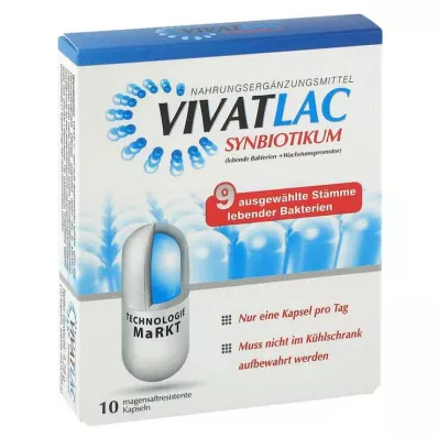 VIVATLAC SYNBIOTIKUM enterokapslar, 10 st