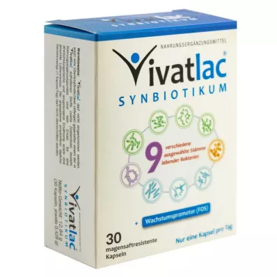 VIVATLAC SYNBIOTIKUM enterokapslar, 30 st