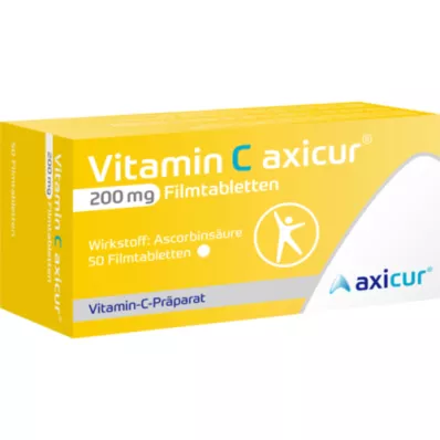 VITAMIN C AXICUR 200 mg filmdragerade tabletter, 50 st